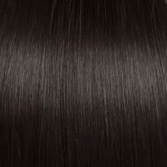 Medium Dark Brown Solid Clip In Indian Remy Hair Extensions S03