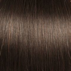 Medium Brown Solid Clip In Indian Remy Hair Extensions S05