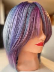 Elegant Lace Free Pastel Layered Bangs Wig WB219