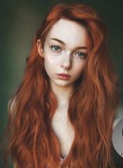 Fashion Ginger Long Lace Wig WL211