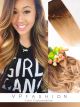 Two Colors Ombre Clip In Hair Extensions M0427