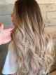 Two Colors Ombre Clip In Hair Extensions M18