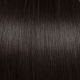 Medium Dark Brown Solid Clip In Indian Remy Hair Extensions S03